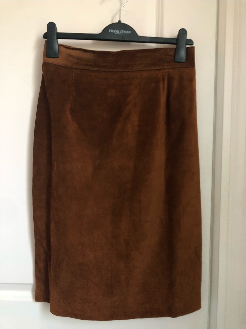Vintage Danier Brown Suede Pencil Skirt